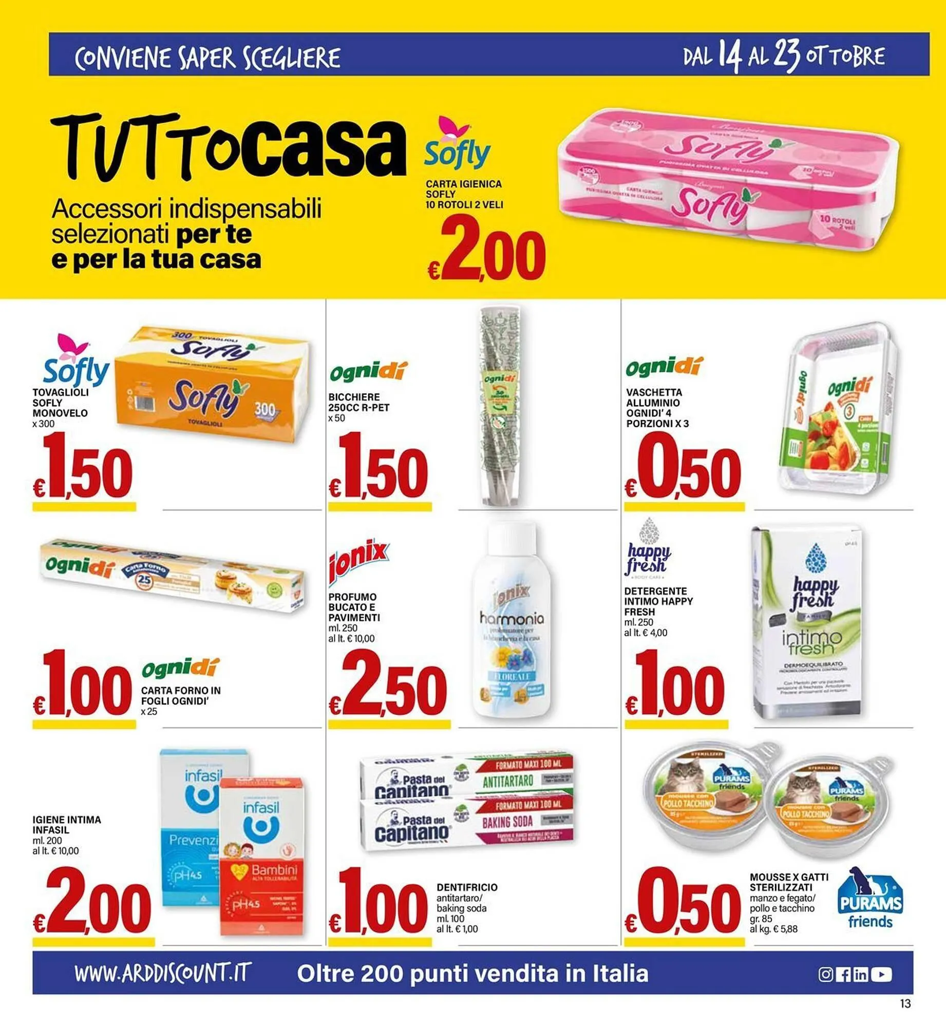 Volantino Ard Discount da 14 ottobre a 23 ottobre di 2024 - Pagina del volantino 13