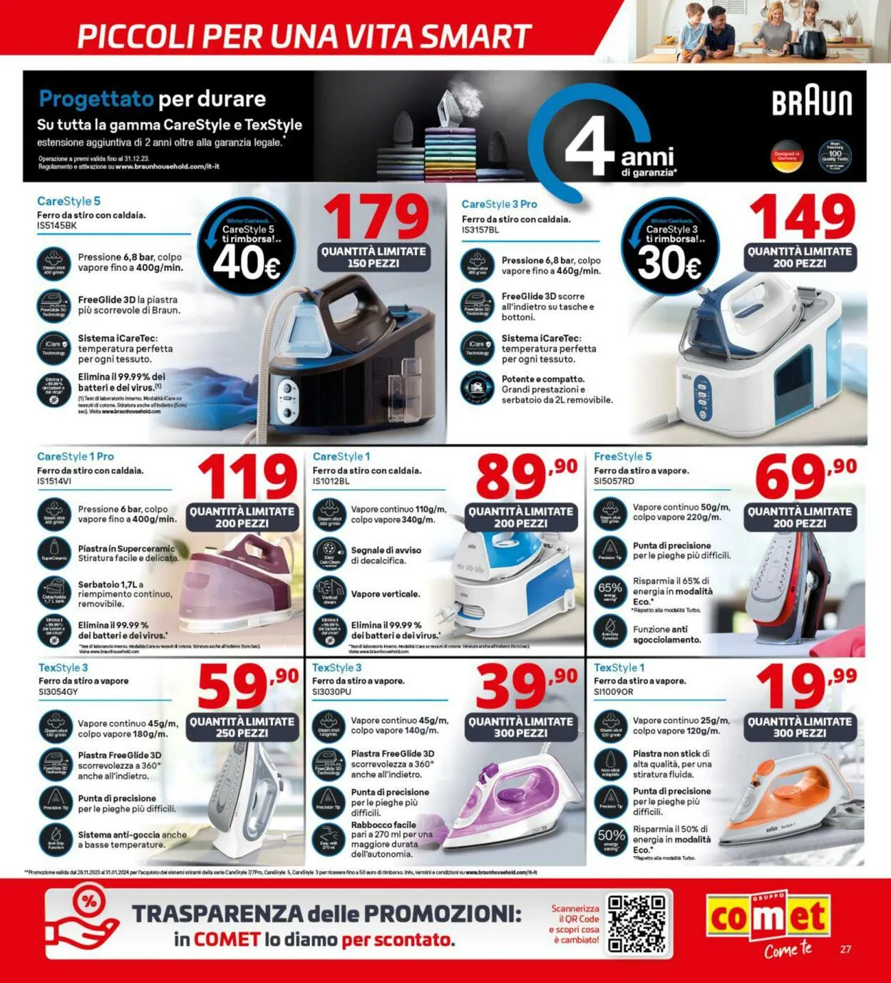Comet Volantino attuale da 1 dicembre a 7 dicembre di 2023 - Pagina del volantino 27