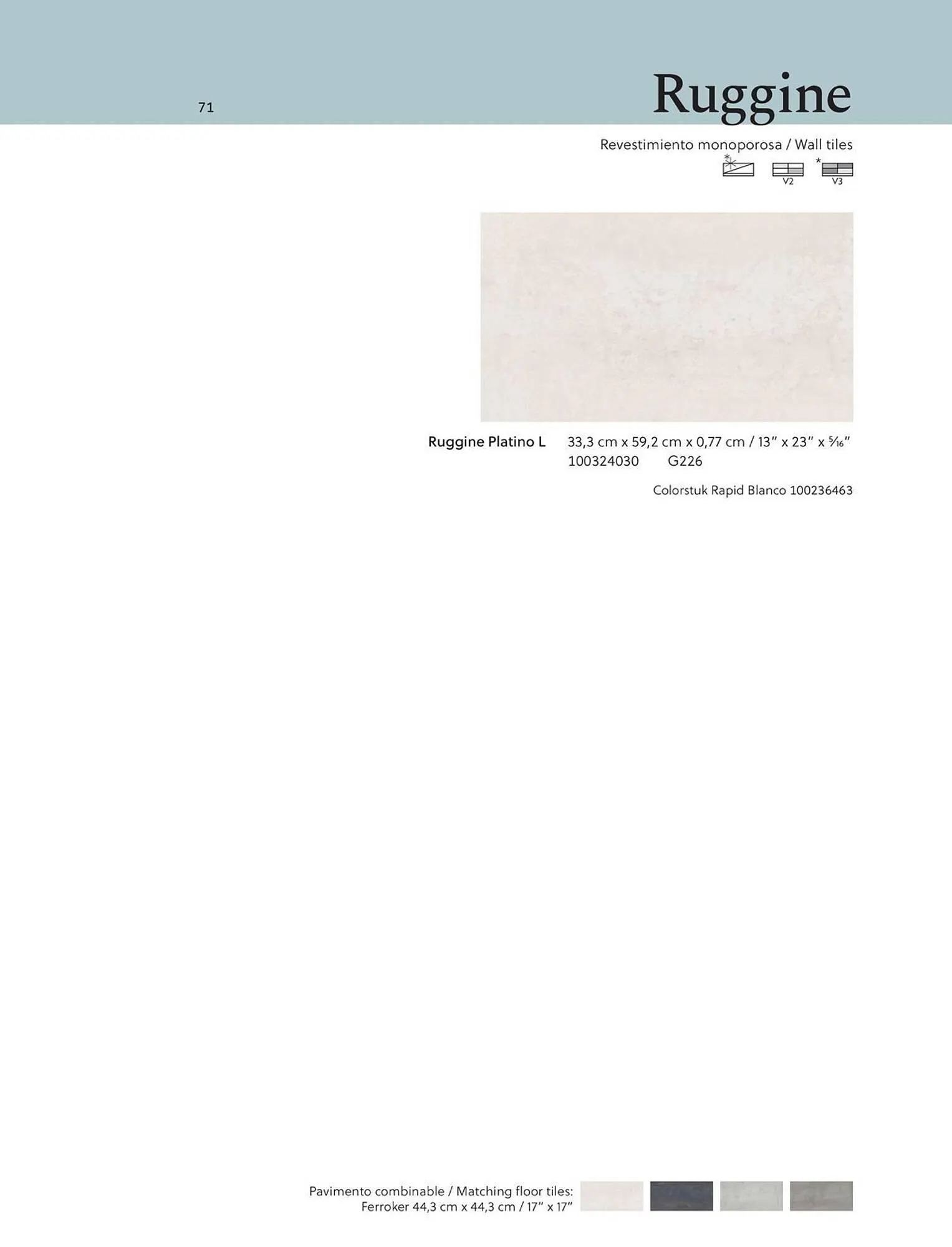 Catalogue Porcelanosa du 27 juin au 31 décembre 2025 - Catalogue page 71