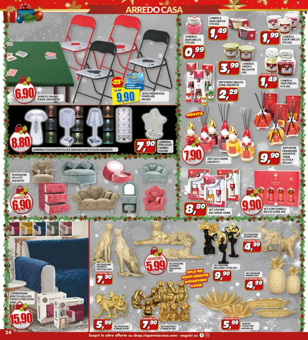 Risparmio Casa Volantino attuale da 25 novembre a 17 dicembre di 2023 - Pagina del volantino 24