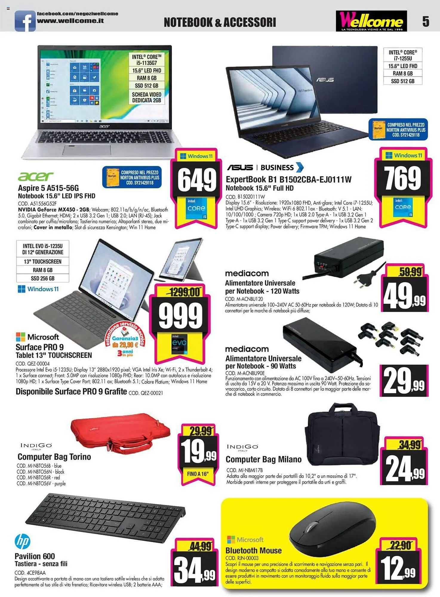 Volantino Wellcome da 18 settembre a 9 ottobre di 2023 - Pagina del volantino 5