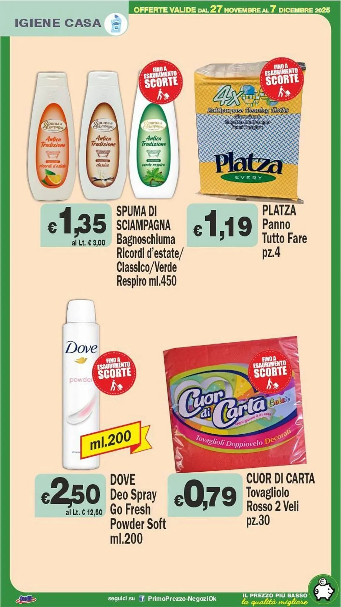 Volantino Primo Prezzo da 27 novembre a 7 dicembre di 2025 - Pagina del volantino 19