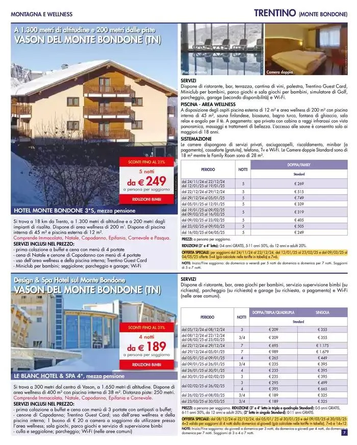 Vacanze Invernali da 2 dicembre a 31 marzo di 2025 - Pagina del volantino 7