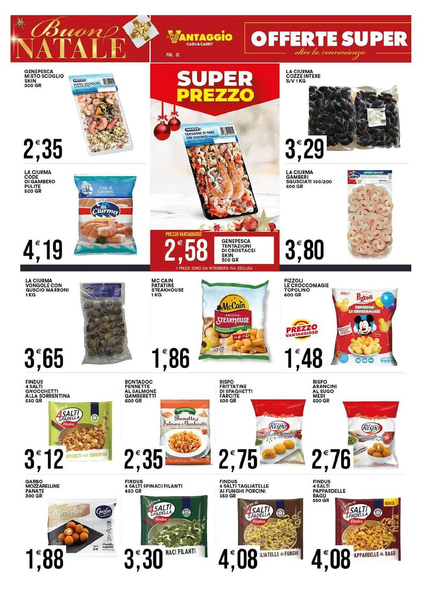Volantino Vantaggio Cash&Carry da 15 dicembre a 27 dicembre di 2025 - Pagina del volantino 34