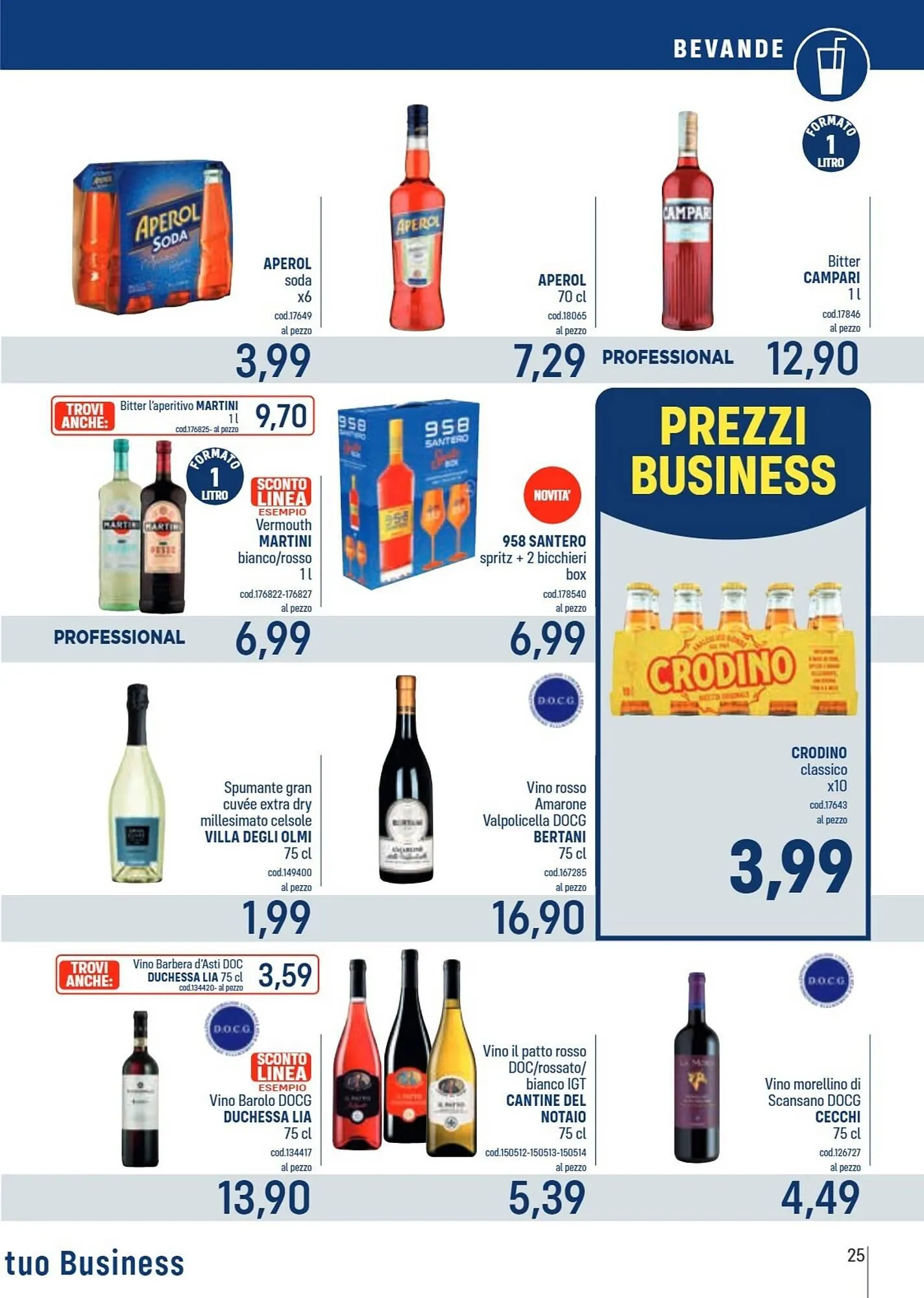 Volantino Talento Professional Store da 8 dicembre a 21 dicembre di 2025 - Pagina del volantino 25