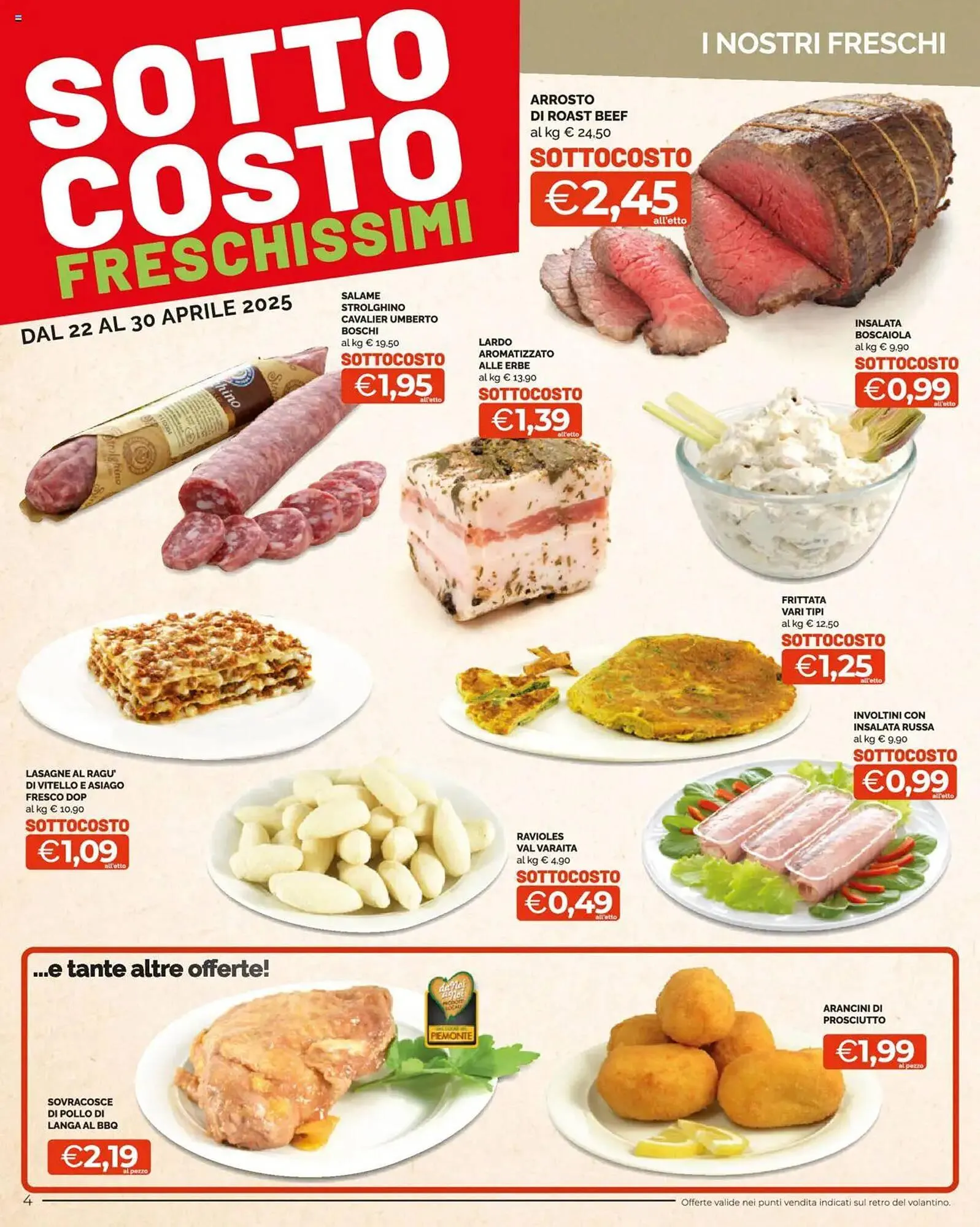 Volantino Mercatò Extra da 22 aprile a 30 aprile di 2025 - Pagina del volantino 4