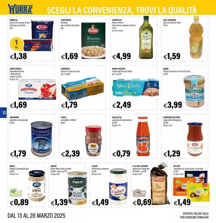 Tanti prodotti per la tua spesa a 0.99 da 13 marzo a 26 marzo di 2025 - Pagina del volantino 12