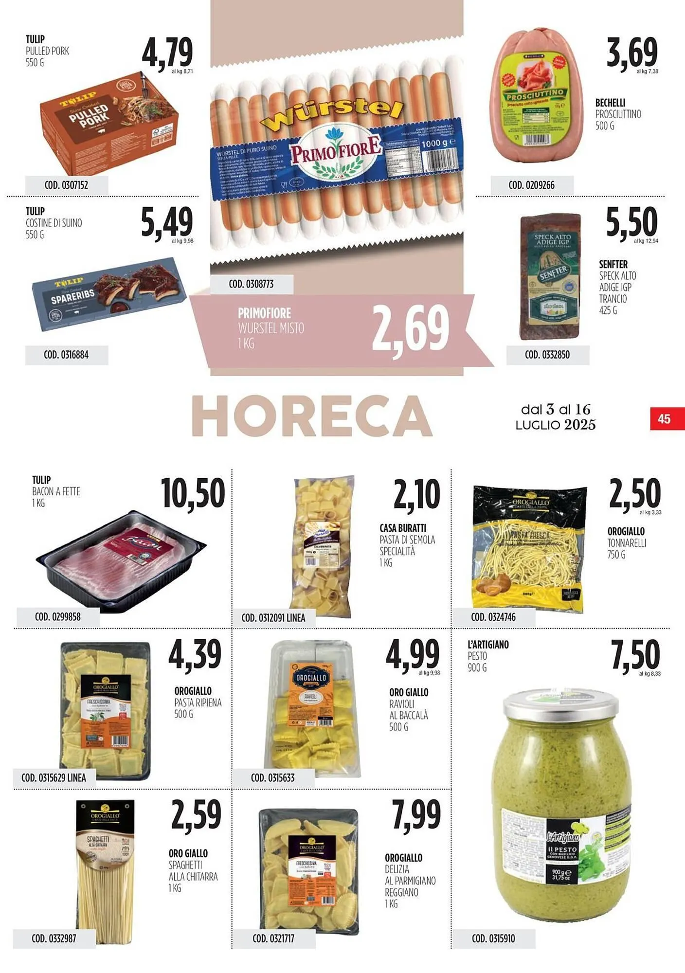 Volantino Carico Cash & Carry da 3 luglio a 16 luglio di 2025 - Pagina del volantino 45