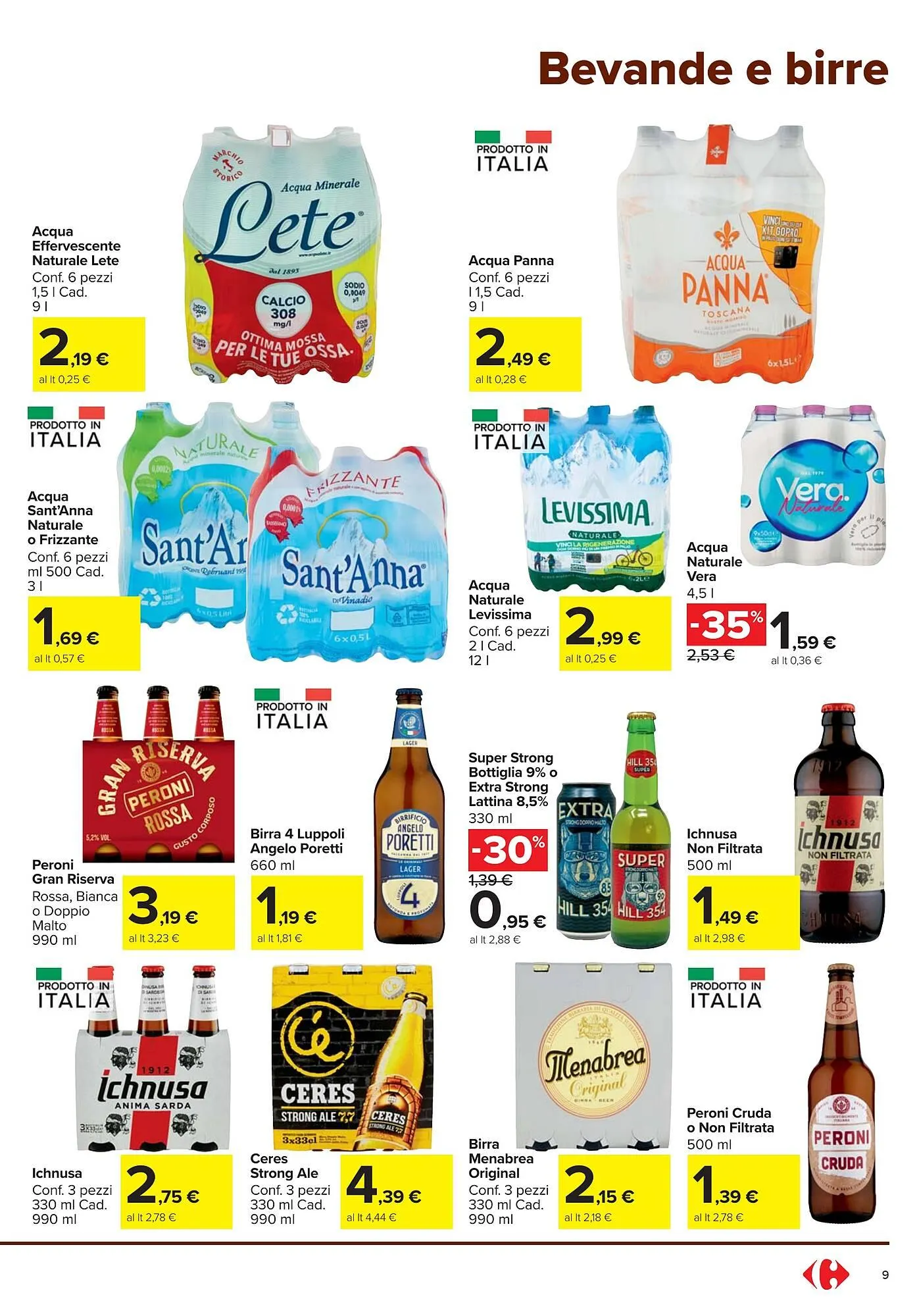 Volantino Carrefour Market da 27 dicembre a 6 gennaio di 2026 - Pagina del volantino 9