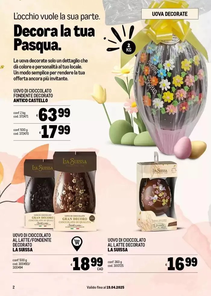 Catalogo Pasqua da 1 aprile a 19 aprile di 2025 - Pagina del volantino 2