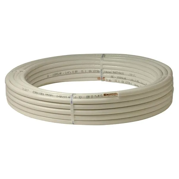 Tubo rame rivestito clima Ø 1/4'' x 1 mm vendita al metro lineare