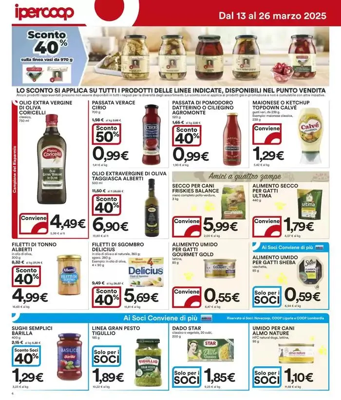 Sconti 30% - 40% - 50% da 13 marzo a 26 marzo di 2025 - Pagina del volantino 6