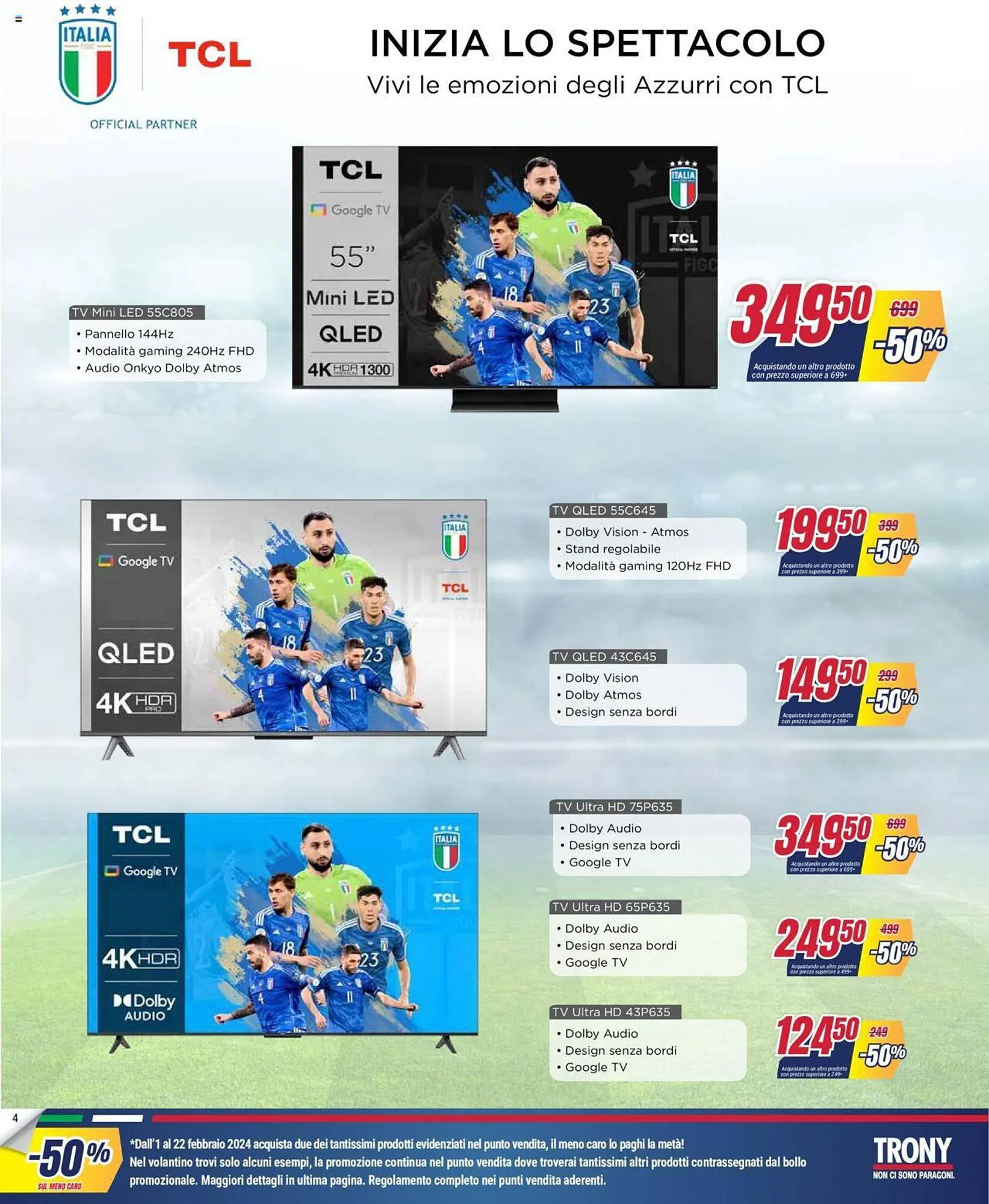 Volantino Trony da 1 febbraio a 22 febbraio di 2024 - Pagina del volantino 4