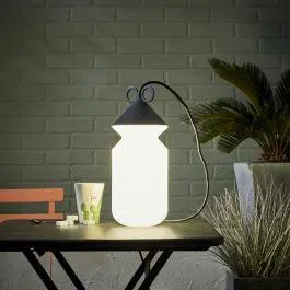 LAMPADA BODO ALLUMINIO GRIGIO H155 CM E27=20W IP44