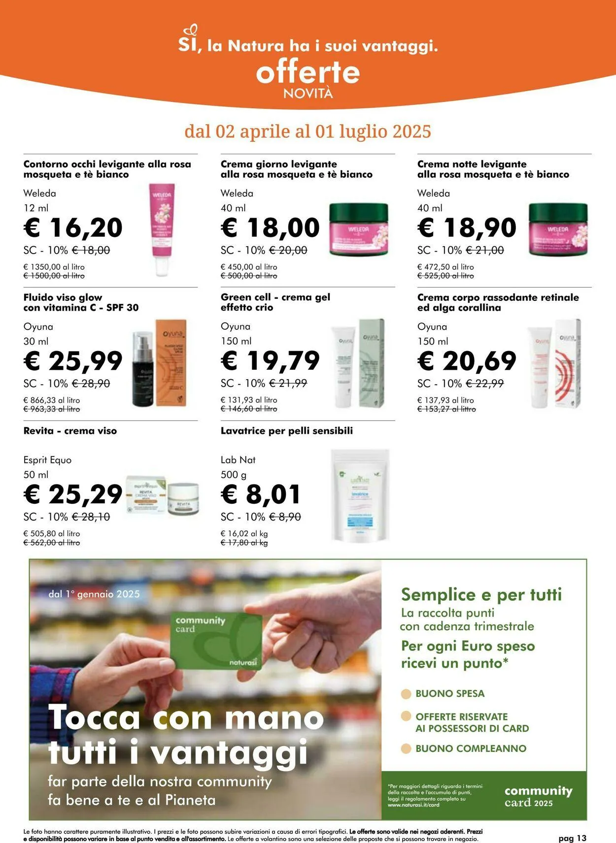 Natura Sì Volantino attuale da 8 luglio a 22 luglio di 2025 - Pagina del volantino 13