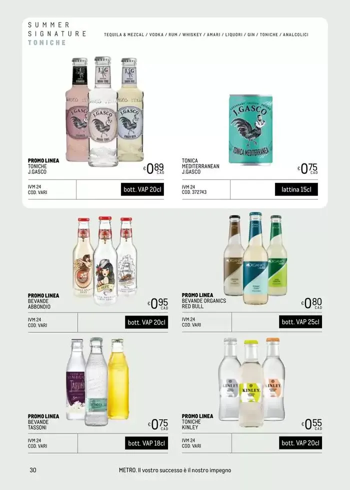 METRO SPIRITS ESTATE 2025 da 9 maggio a 27 agosto di 2025 - Pagina del volantino 30