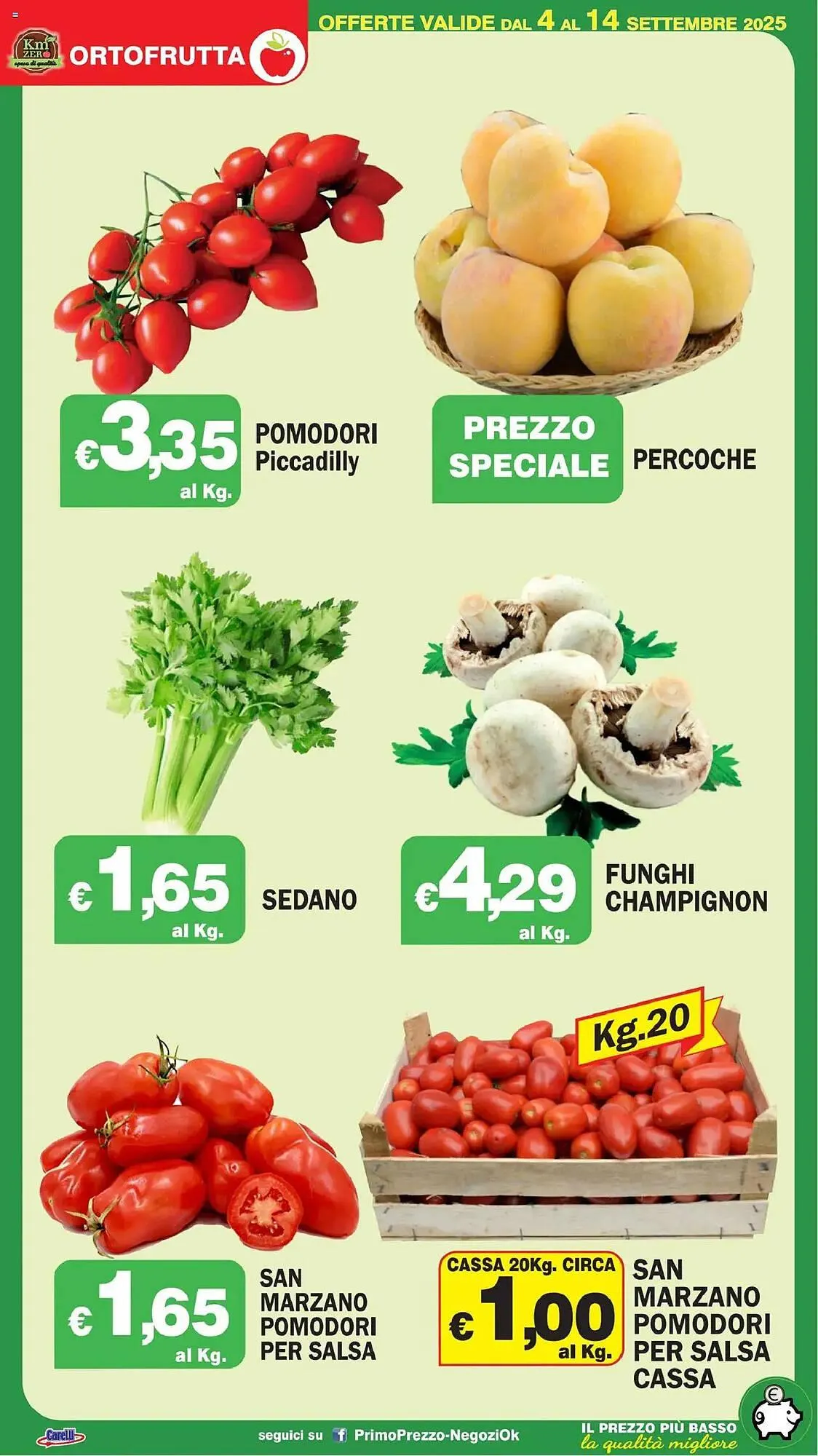 Volantino Primo Prezzo da 4 settembre a 14 settembre di 2025 - Pagina del volantino 28