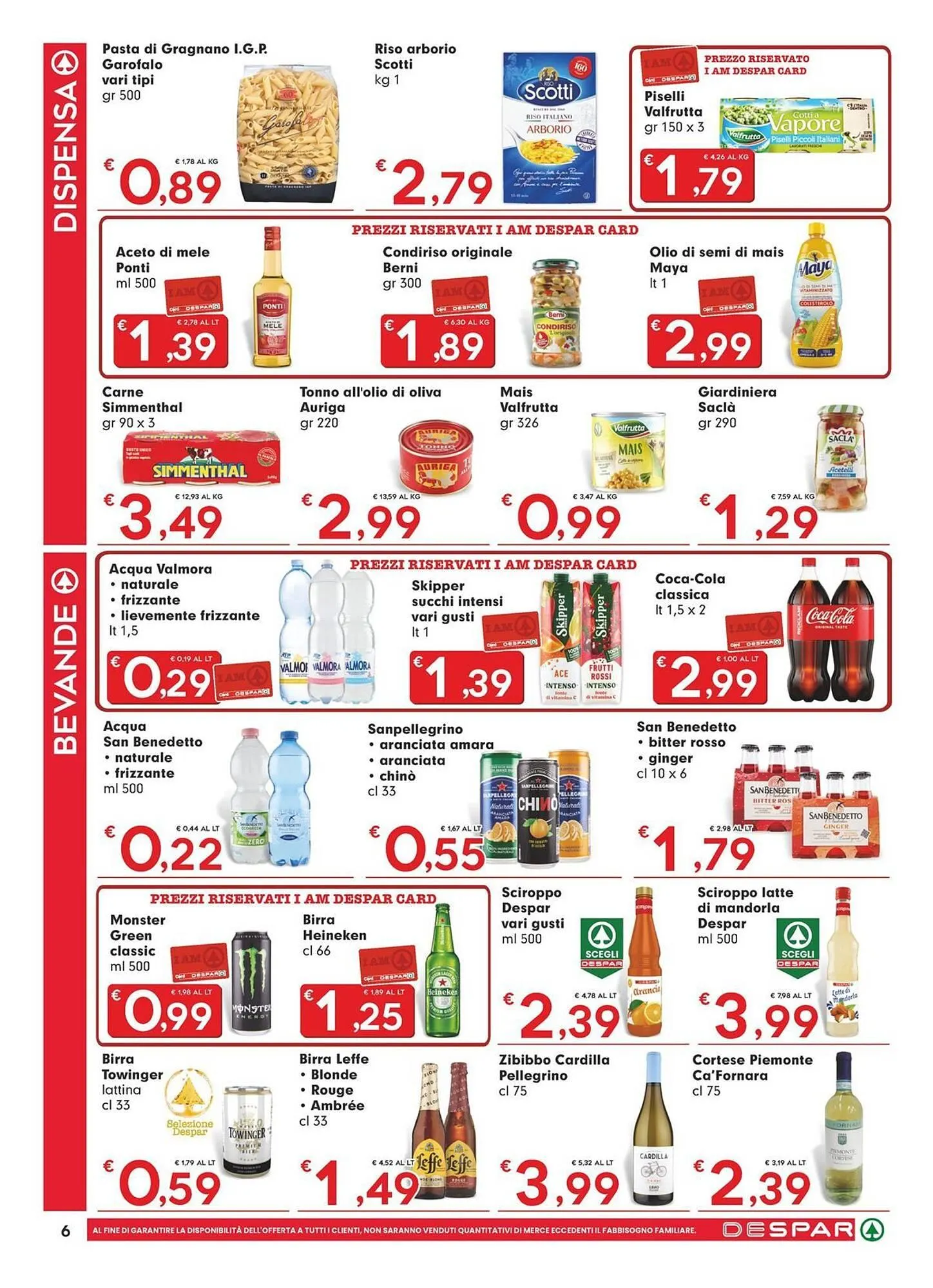 Volantino Despar da 31 luglio a 13 agosto di 2025 - Pagina del volantino 6