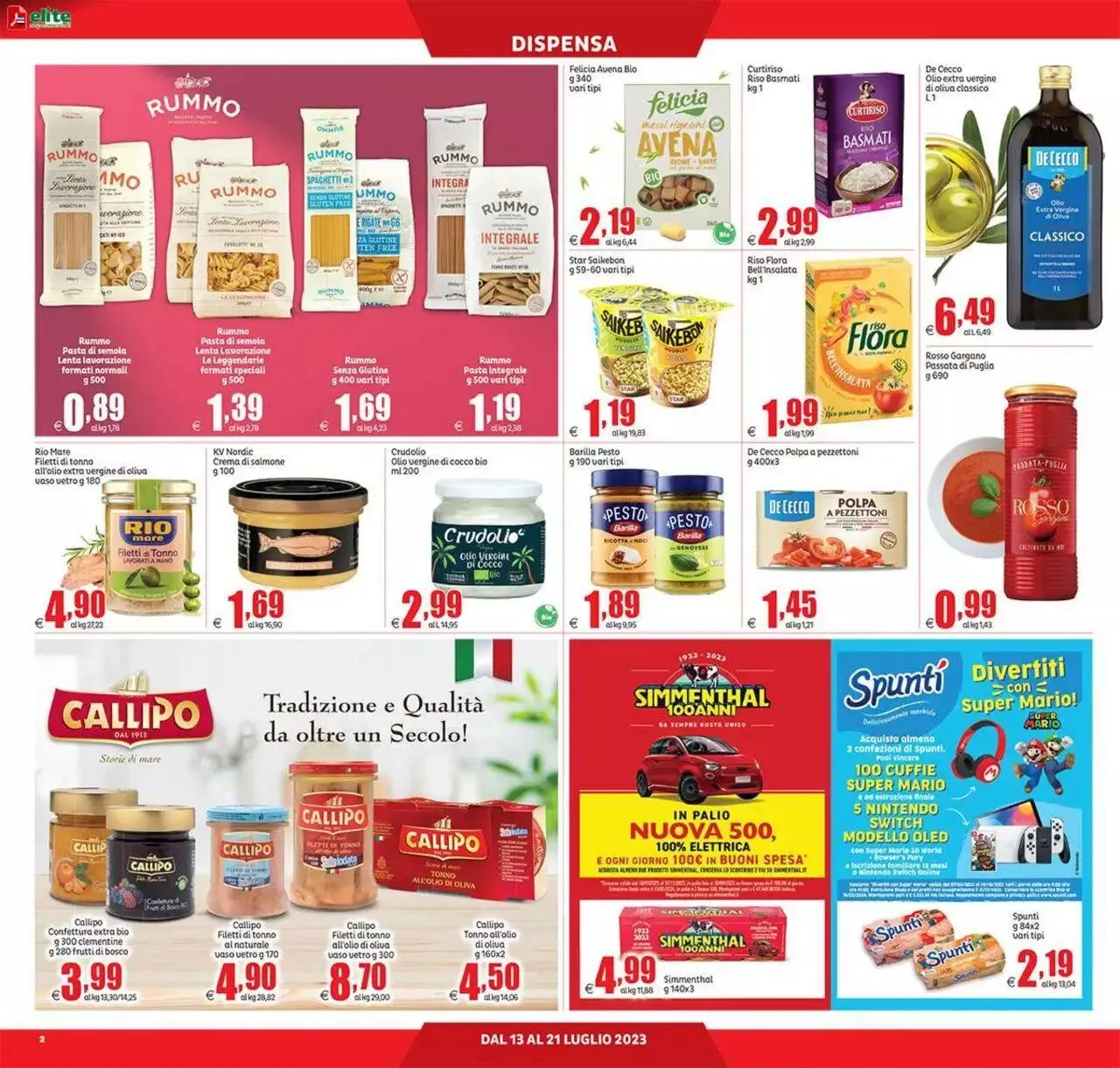 Volantino Elite Supermercati da 13 luglio a 21 luglio di 2023 - Pagina del volantino 2