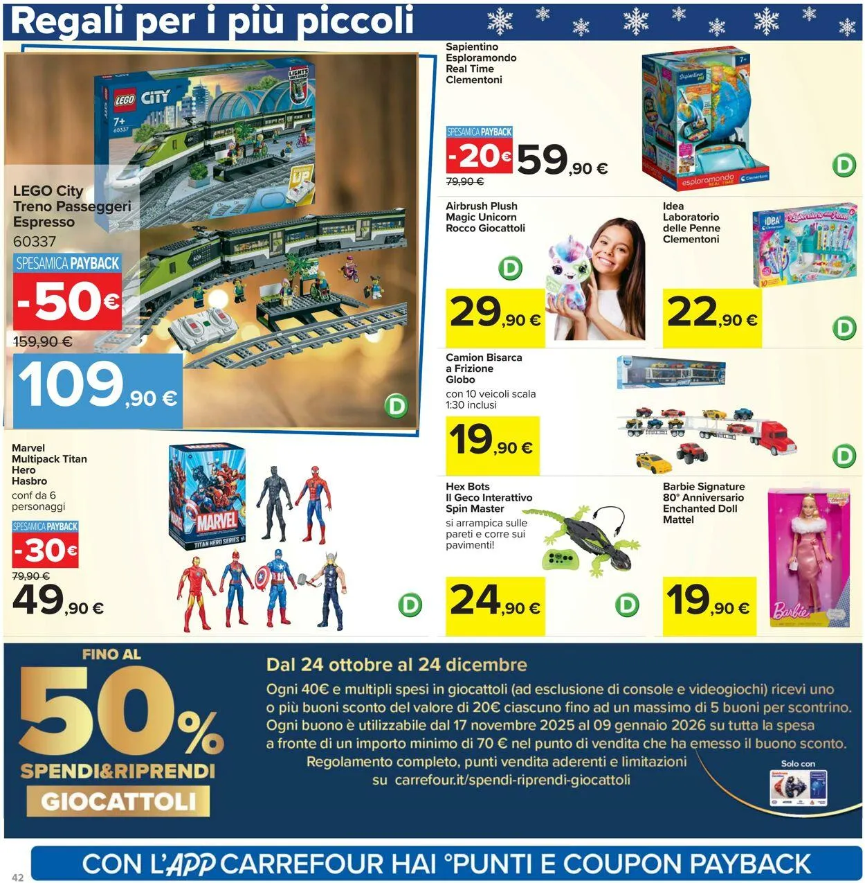 Carrefour Volantino attuale da 16 dicembre a 1 gennaio di 2026 - Pagina del volantino 42