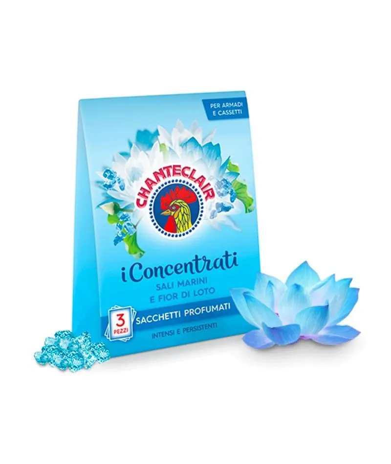 CHANTECLAIR SACCHETTI PROFUMATI SALI MARINI E FIOR DI LOTO