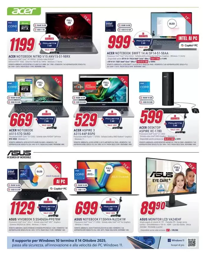 SUBITO PER TE L’ASPIRAPOLVERE da 17 aprile a 7 maggio di 2025 - Pagina del volantino 24