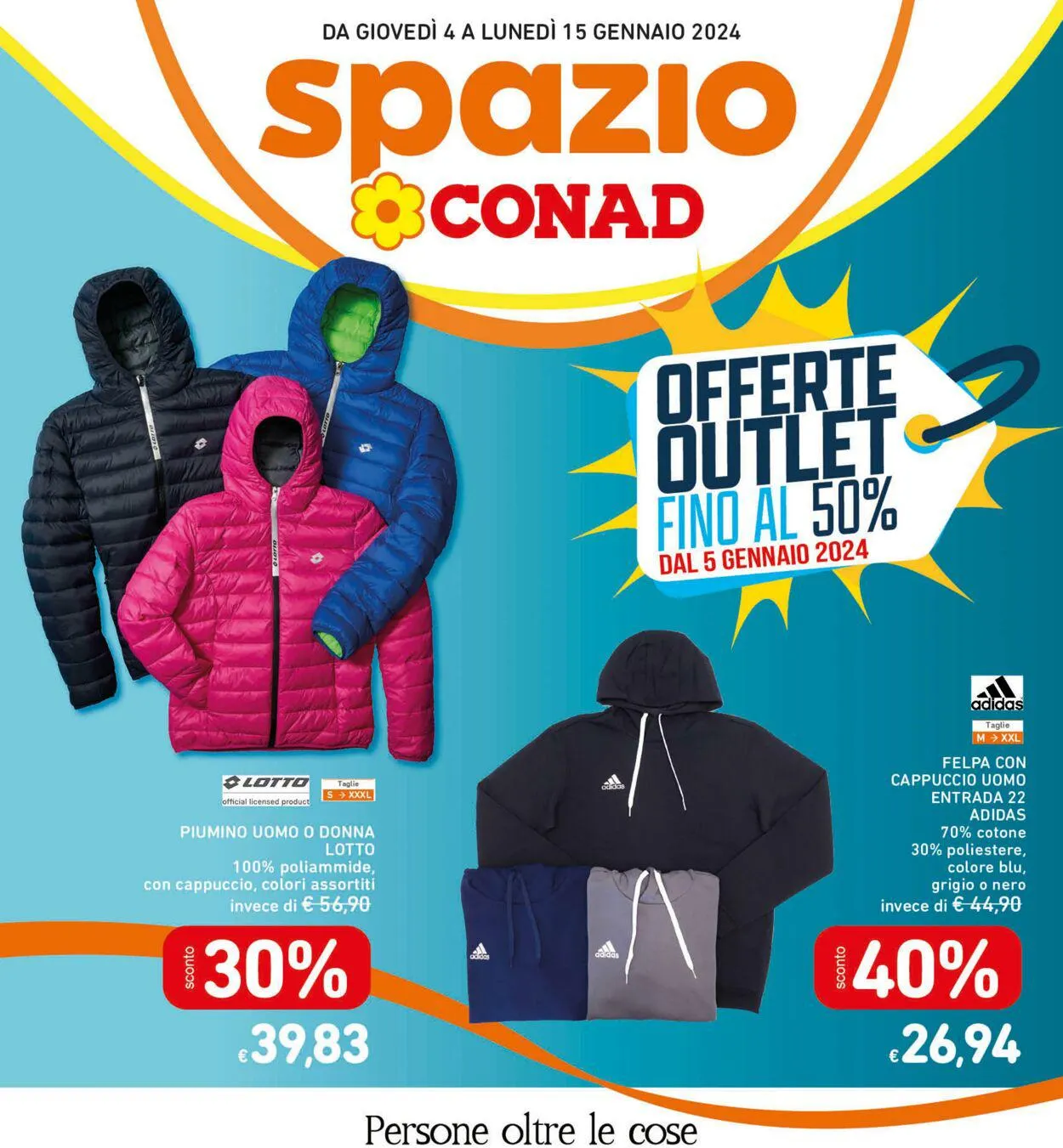 Conad - Spazio - Palermo Volantino attuale da 4 gennaio a 15 gennaio di 2024 - Pagina del volantino 1