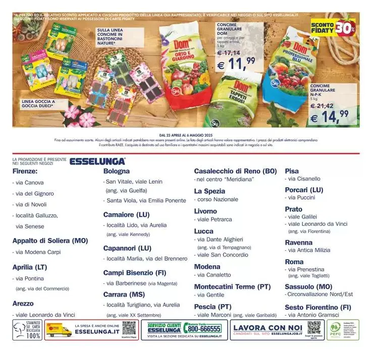 Festa dei fiori da 23 aprile a 6 maggio di 2025 - Pagina del volantino 16