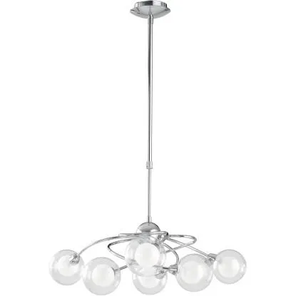 Sospensione Blog con sfere in vetro 100 cm x 64 cm x 64 cm