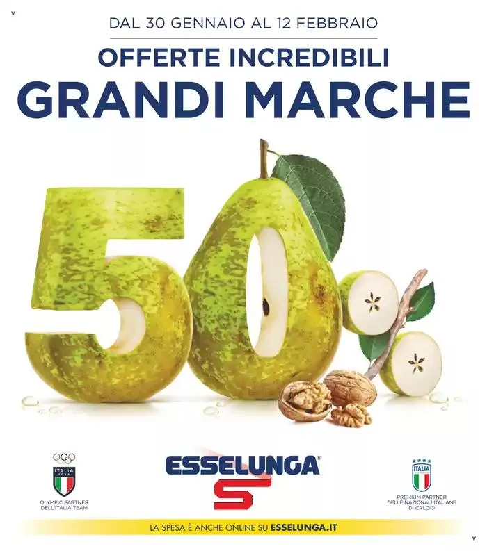 Grandi Marche al 50% da 30 gennaio a 12 febbraio di 2025 - Pagina del volantino 1