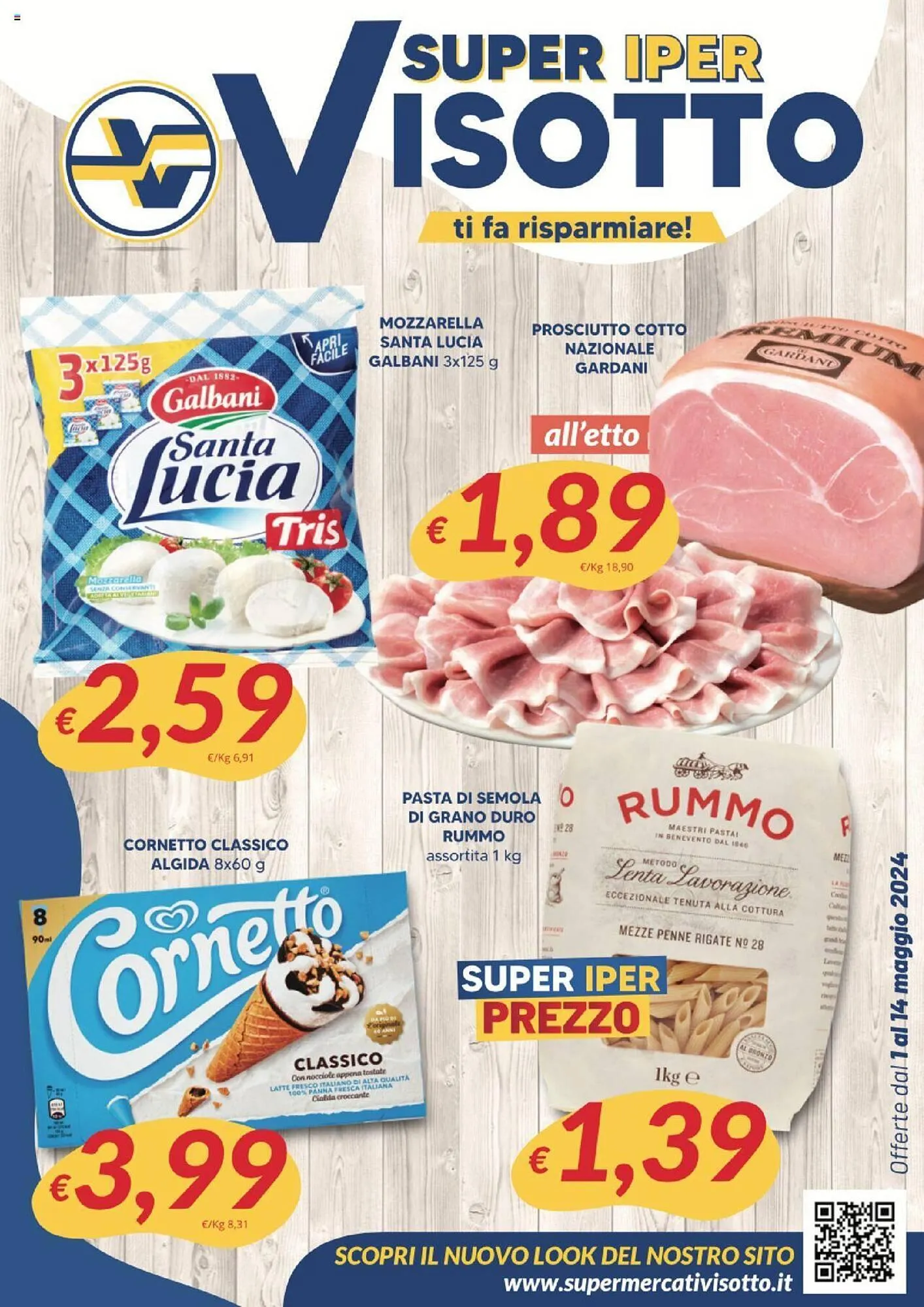 Volantino Supermercati Visotto da 1 maggio a 14 maggio di 2024 - Pagina del volantino 1