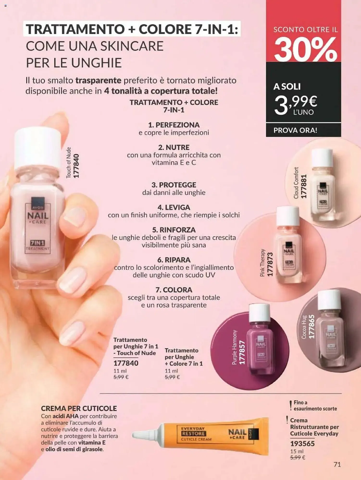Catalogo Avon da 1 maggio a 31 maggio di 2026 - Pagina del volantino 71
