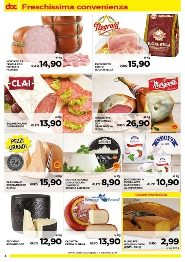 Dal 22 agosto al 4 settembre 2024 da 22 agosto a 4 settembre di 2024 - Pagina del volantino 4