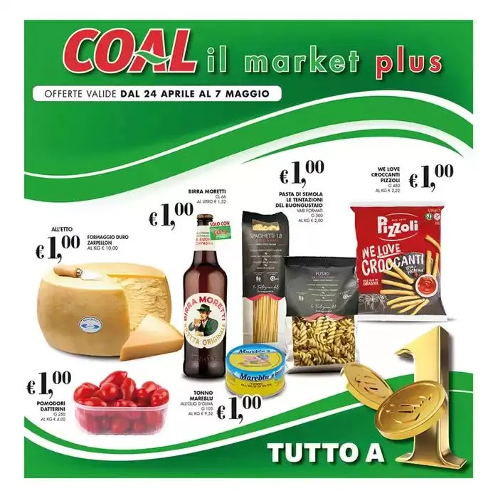 Tutto a 1€. da 24 aprile a 7 maggio di 2025 - Pagina del volantino 1