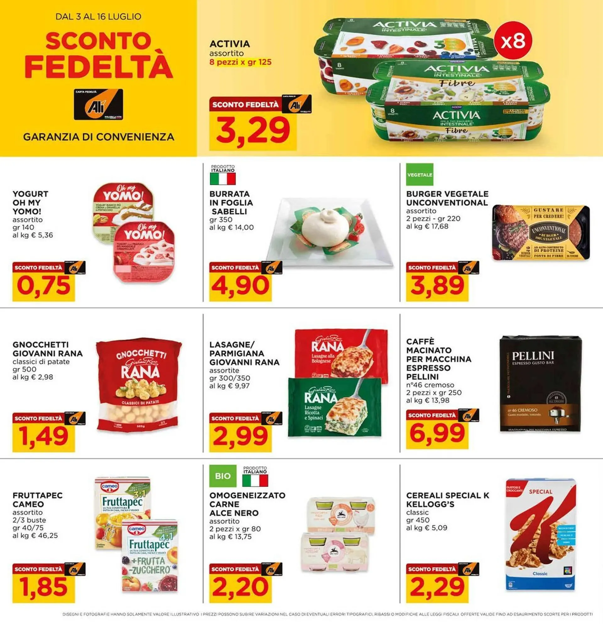 Volantino Alì Supermercati da 3 luglio a 17 luglio di 2025 - Pagina del volantino 14