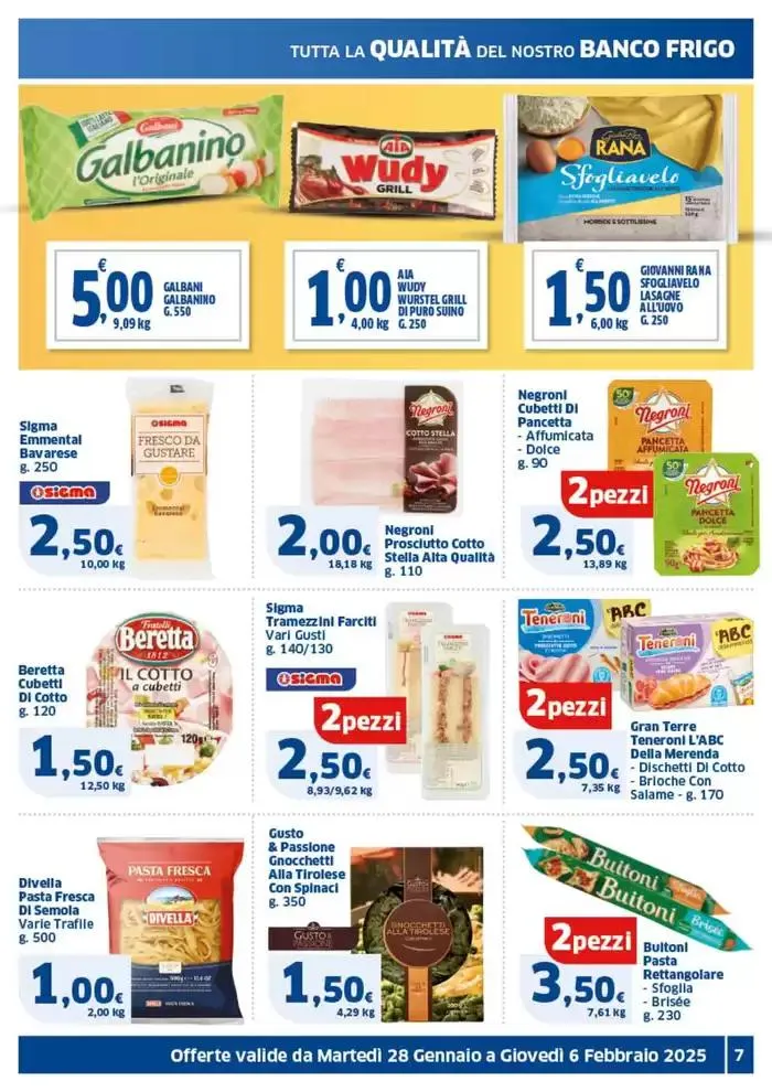 Prezzi tondi da 28 gennaio a 6 febbraio di 2025 - Pagina del volantino 7