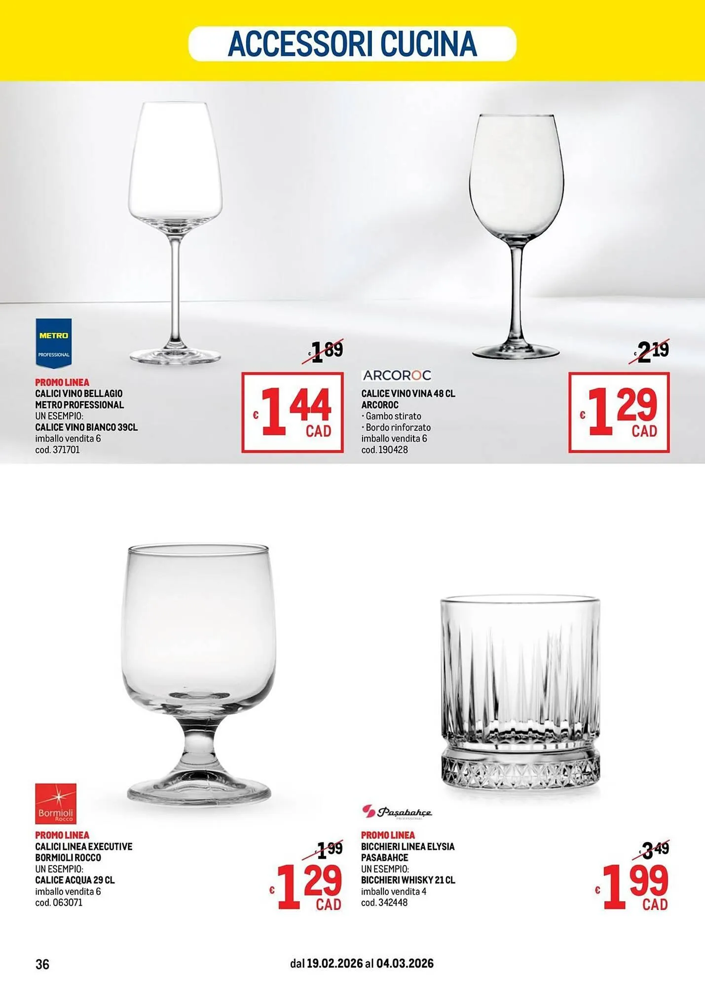 Volantino Metro da 19 febbraio a 4 marzo di 2026 - Pagina del volantino 36