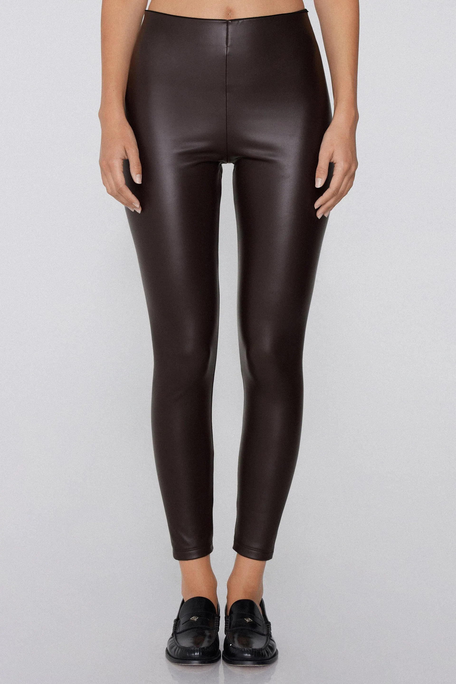 Leggings Termici Effetto Pelle