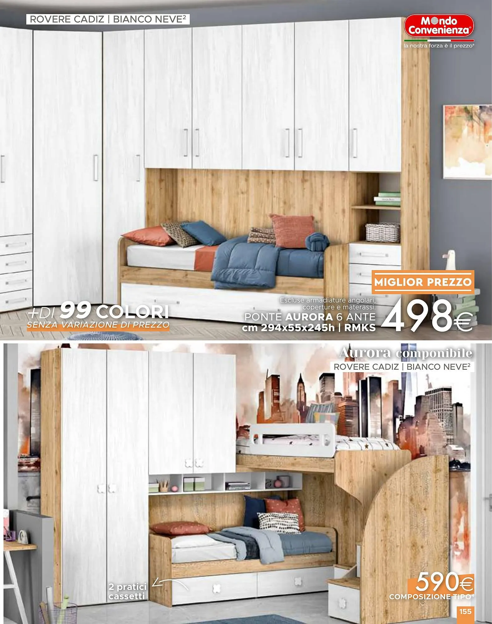 Volantino Mondo Convenienza da 1 aprile a 1 settembre di 2024 - Pagina del volantino 155