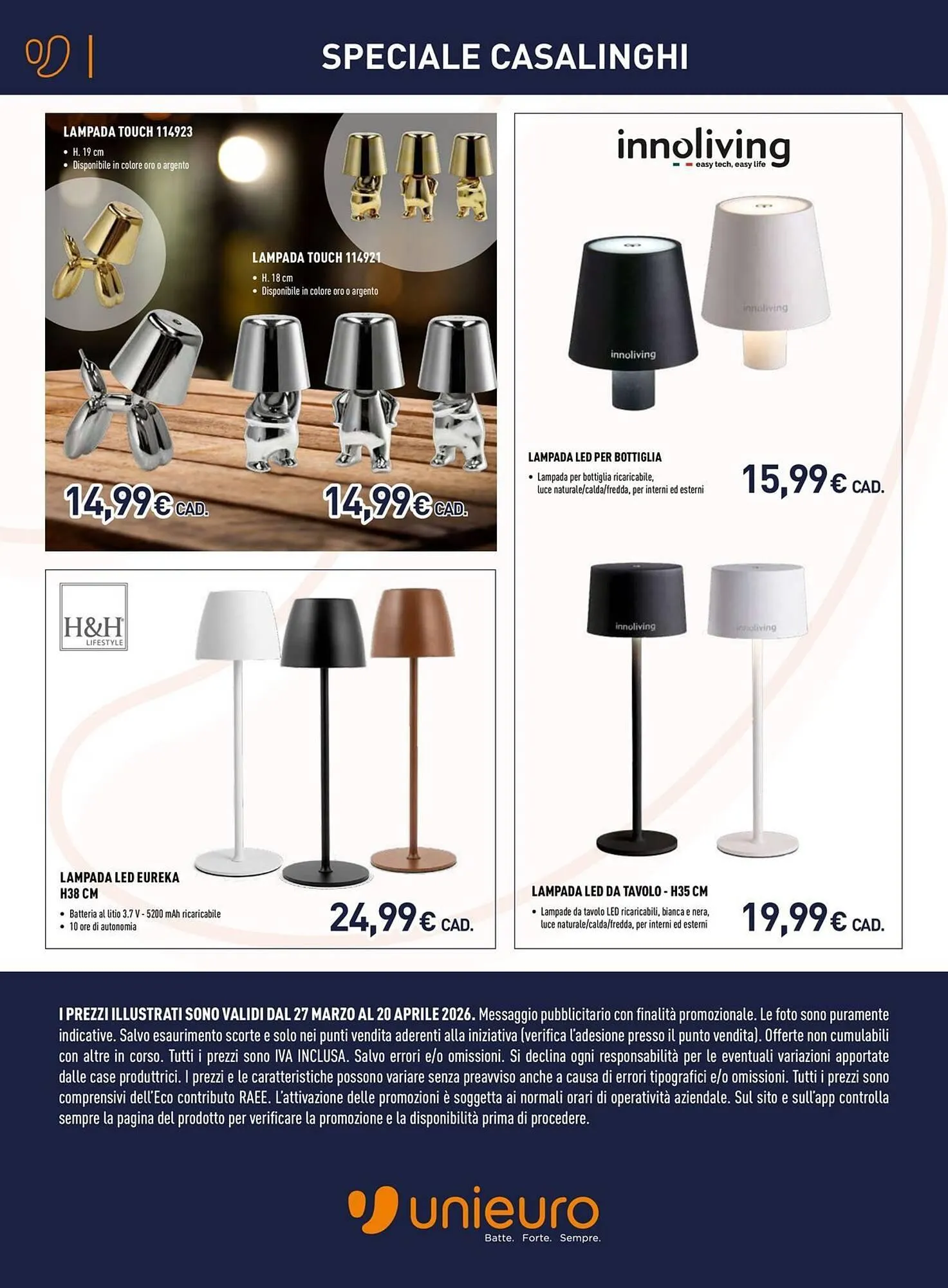 Volantino Unieuro da 27 marzo a 20 aprile di 2026 - Pagina del volantino 10
