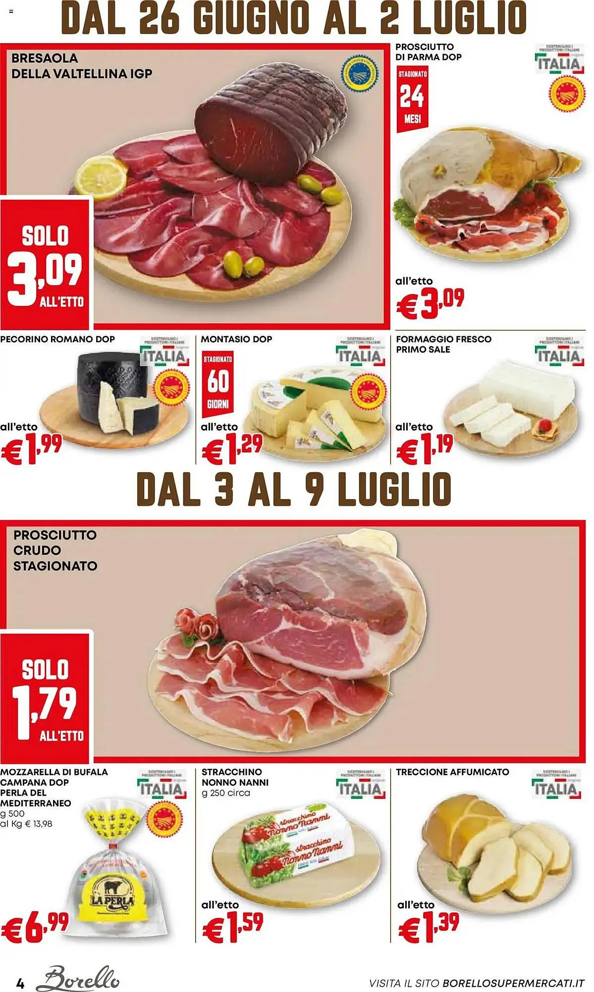 Volantino Borello Supermercati da 26 giugno a 9 luglio di 2025 - Pagina del volantino 4