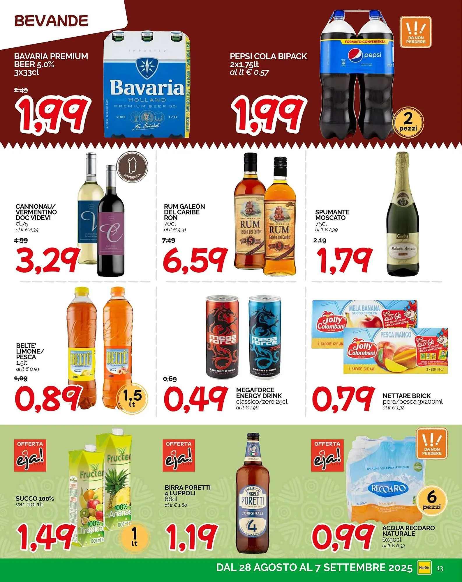 Volantino Hardis da 28 agosto a 7 settembre di 2025 - Pagina del volantino 13