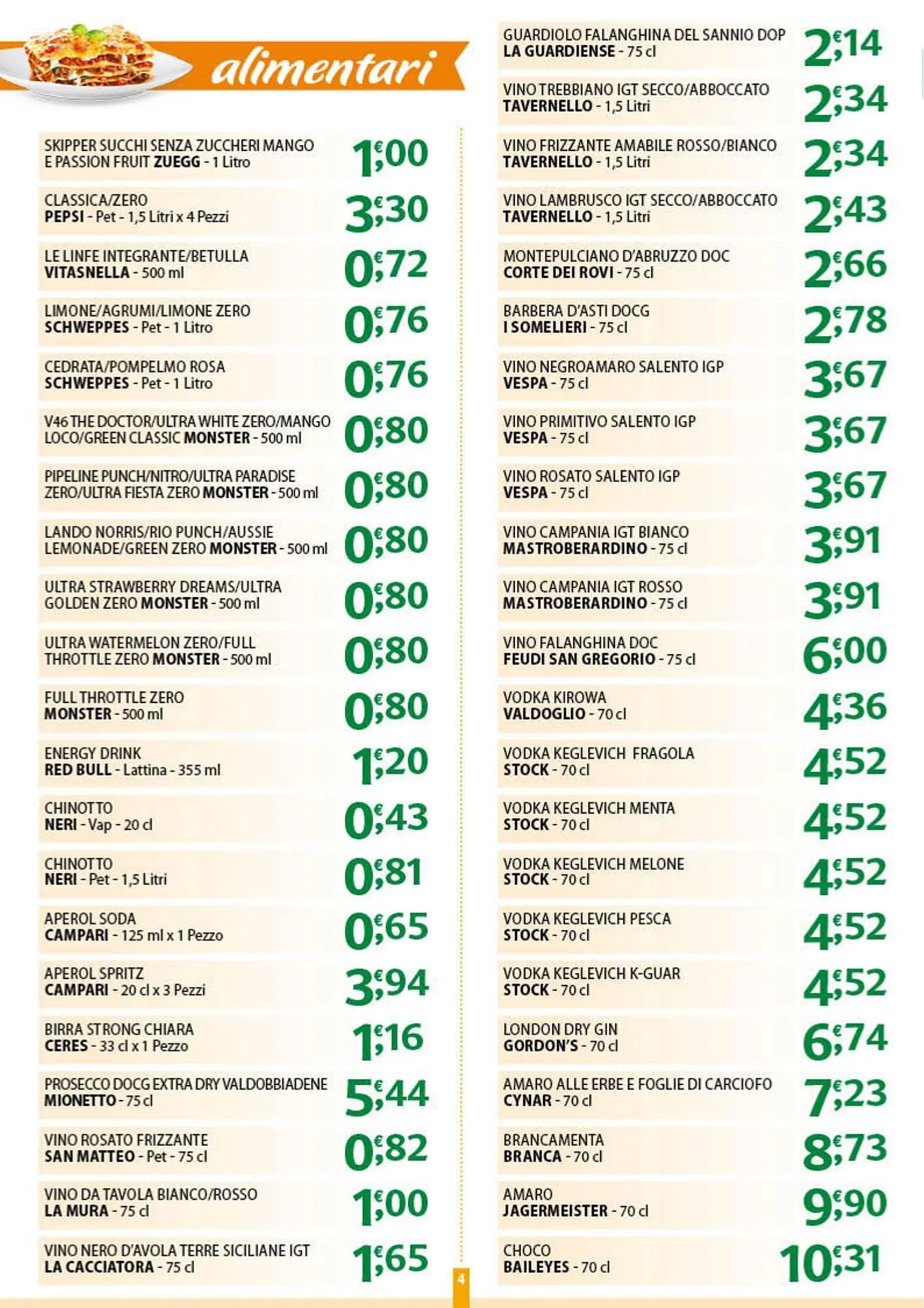 Volantino Gambardella Cash da 25 agosto a 30 agosto di 2025 - Pagina del volantino 4