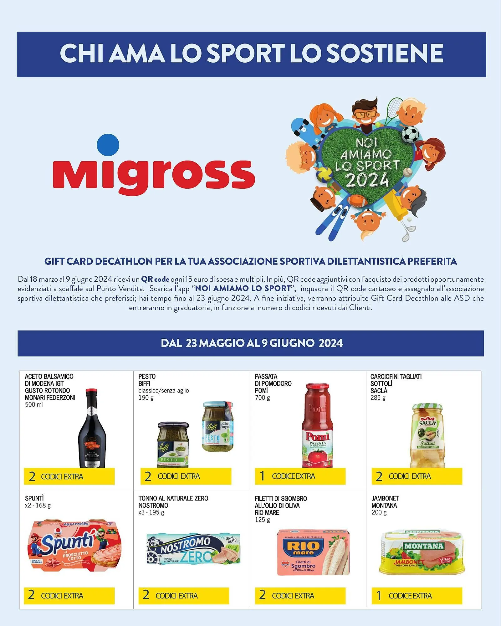 Volantino Migross Supermercati e Market da 23 maggio a 9 giugno di 2024 - Pagina del volantino 1