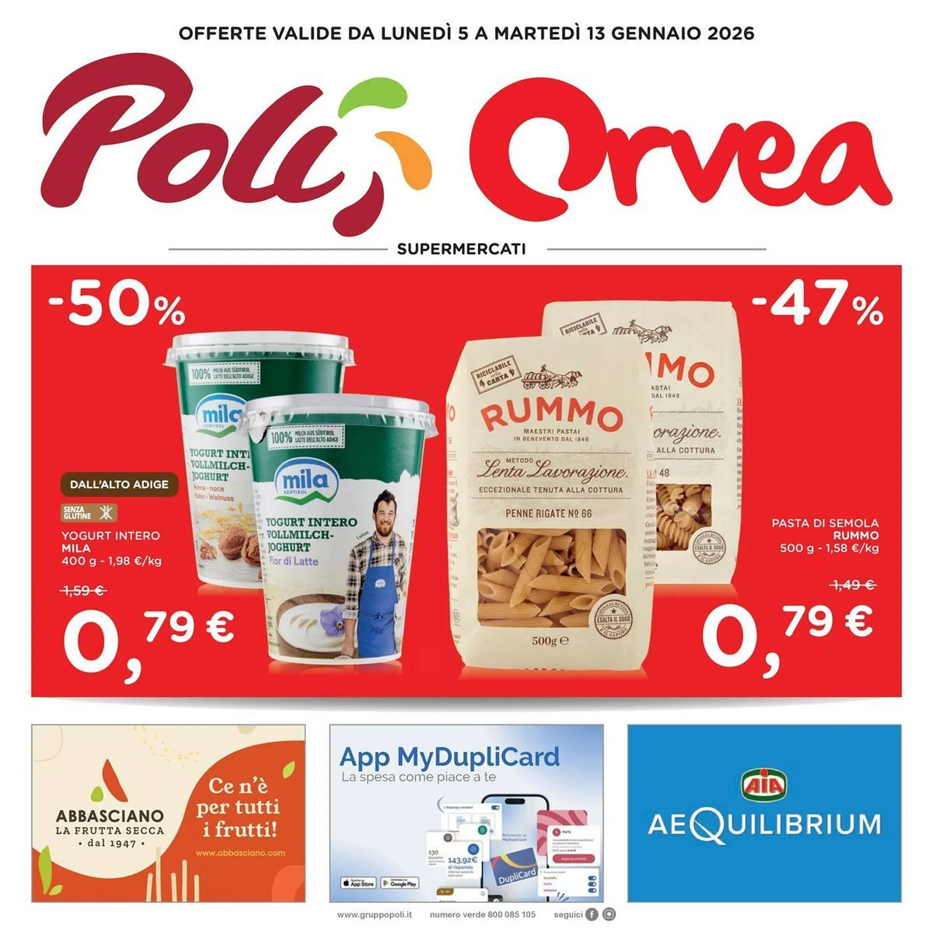 Volantino Orvea da 5 gennaio a 13 gennaio di 2026 - Pagina del volantino 1