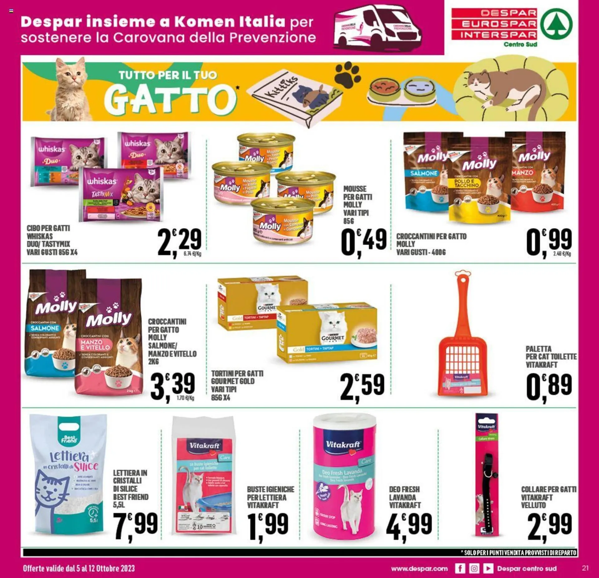 Volantino Eurospar da 5 ottobre a 12 ottobre di 2023 - Pagina del volantino 21