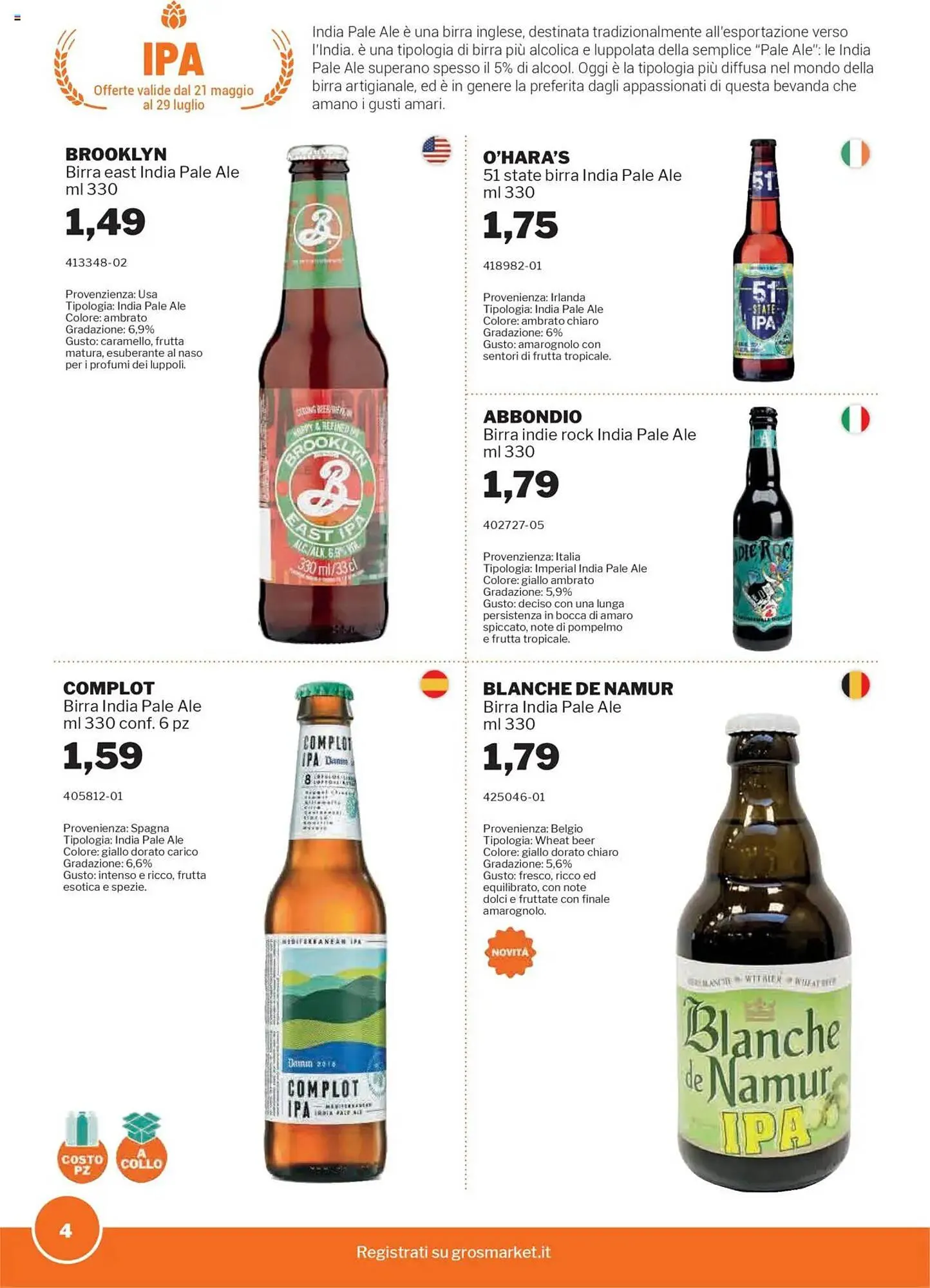 Volantino GrosMarket da 21 maggio a 29 luglio di 2025 - Pagina del volantino 4