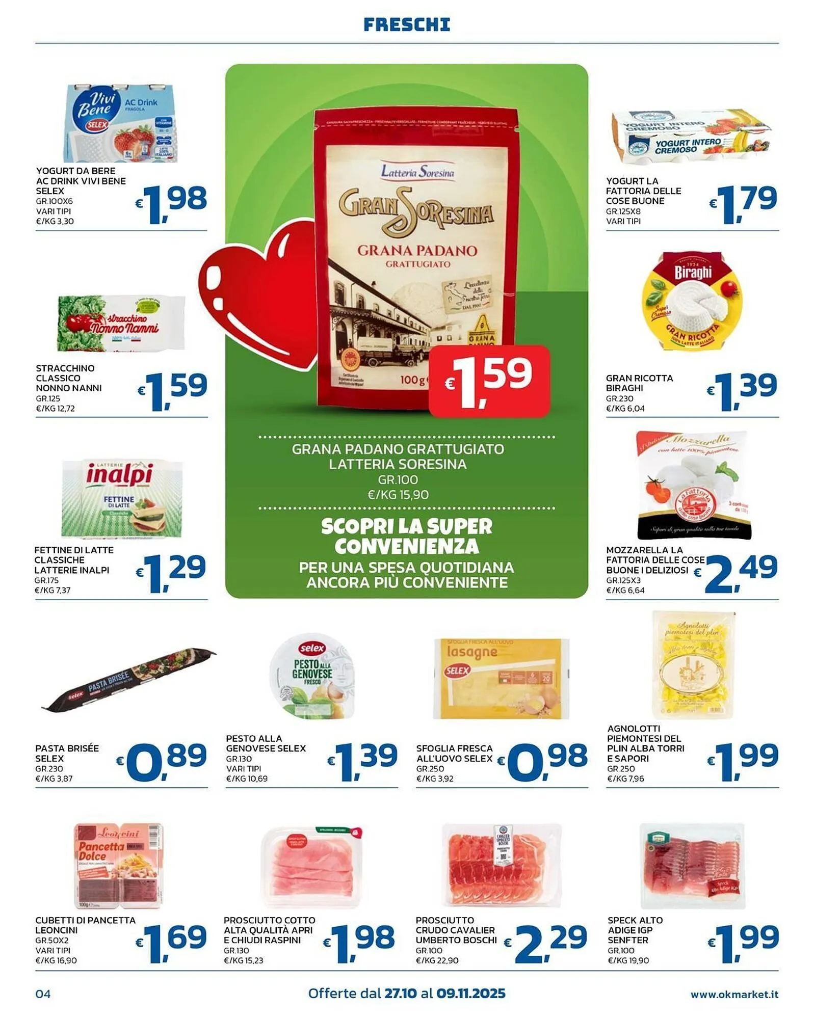 Volantino Ok Market da 27 ottobre a 9 novembre di 2025 - Pagina del volantino 4
