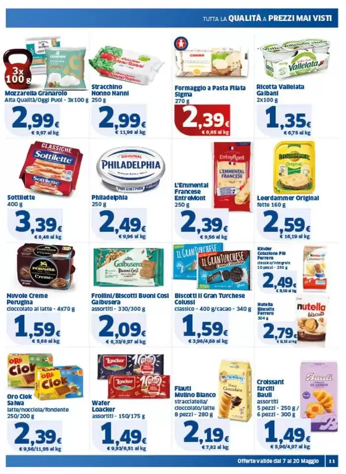 2x1 Prendi 2 e paghi 1 da 7 maggio a 20 maggio di 2025 - Pagina del volantino 11