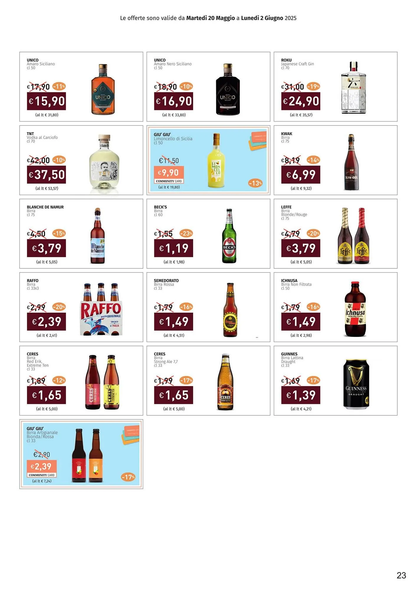 Volantino Prezzemolo e Vitale da 20 maggio a 2 giugno di 2025 - Pagina del volantino 23